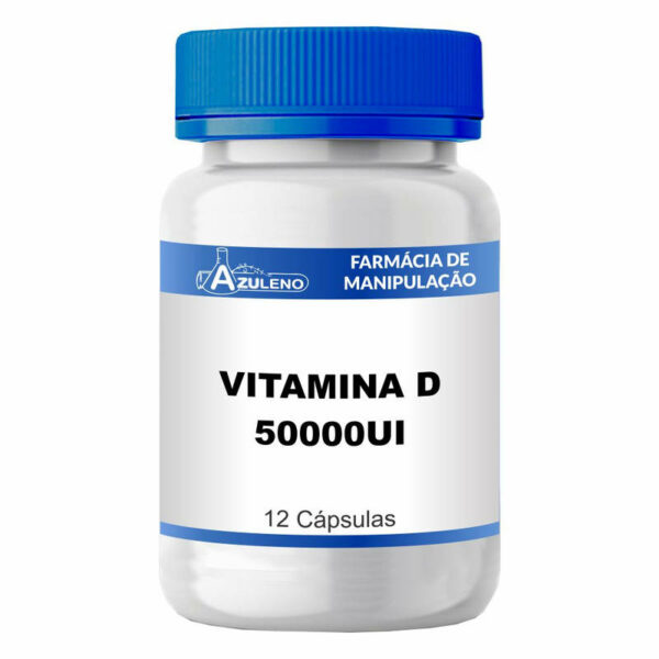 Vitamina D 50.000UI - 12 Cápsulas