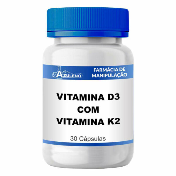 Vitamina D3 500UI + Vitamina K2 200mcg - 30 Cápsulas