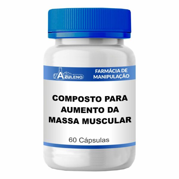 Composto para Aumento da Massa Muscular - 60 Cápsulas